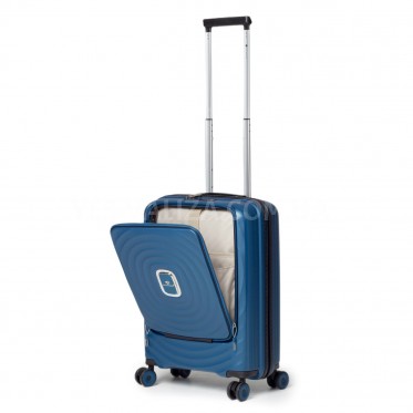 Валіза ручна поклажа S поліпропілен синя 55х38х20см/35л/2.8кгSnowball