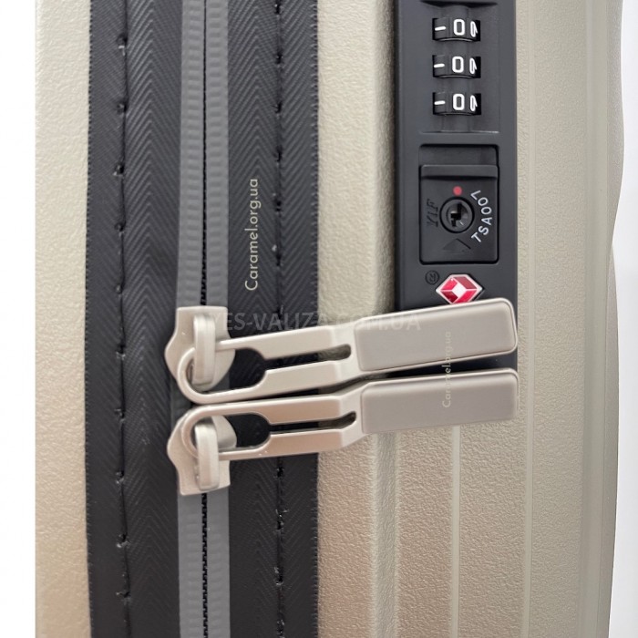 Валіза Snowbal ручна поклажа поліпропілен шампань 54х37х20см/35л/2.3кг, фото 4