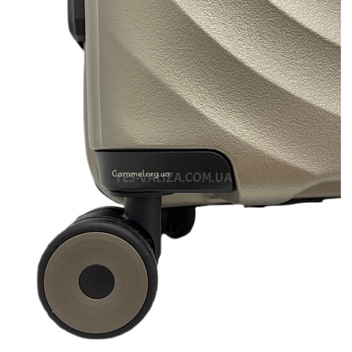 Валіза Snowbal ручна поклажа поліпропілен шампань 54х37х20см/35л/2.3кг, фото 5