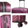 Чемодан Snowball ручная кладь полипропилен фиолет 54х37х20см/35л/2.3кг, фото 7