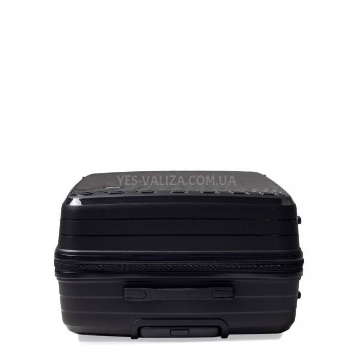 Валіза велика L поліпропілен чорна 76х52х30см/105л/4кг/Snowball 20203, фото 5