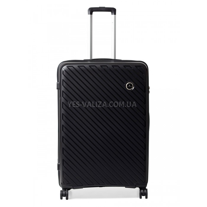 Валіза велика L поліпропілен чорна 76х52х30см/105л/4кг/Snowball 20203, фото 2