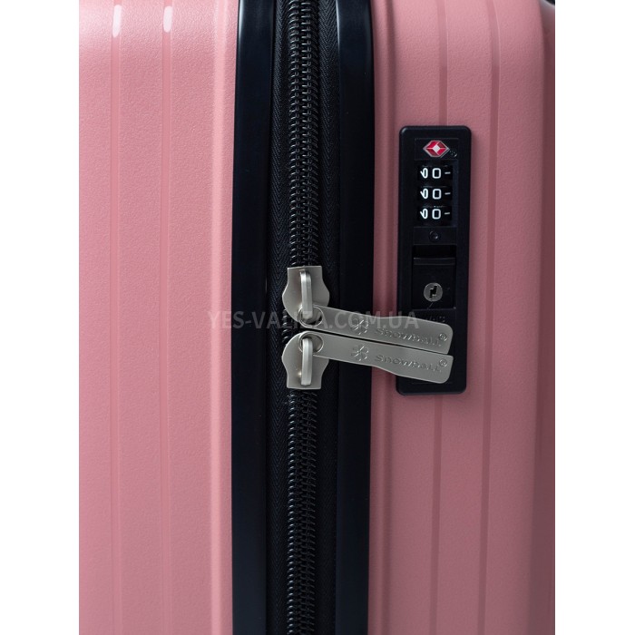 Чемодан большой L полипропилен пудра 76х52х30/105л/4кг/Snowball 20203, фото 10