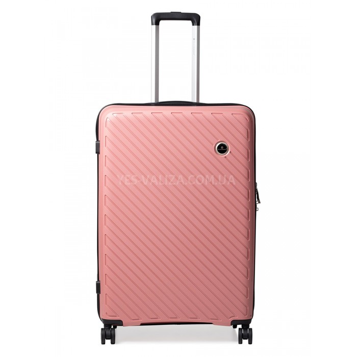 Валіза велика L поліпропілен пудра 76х52х30см/105л/4кг/Snowball 20203, фото 2