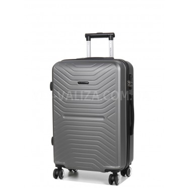 Валіза Франція середня M сіра 66х43х27см/65л/3.4кг/Worldline 625