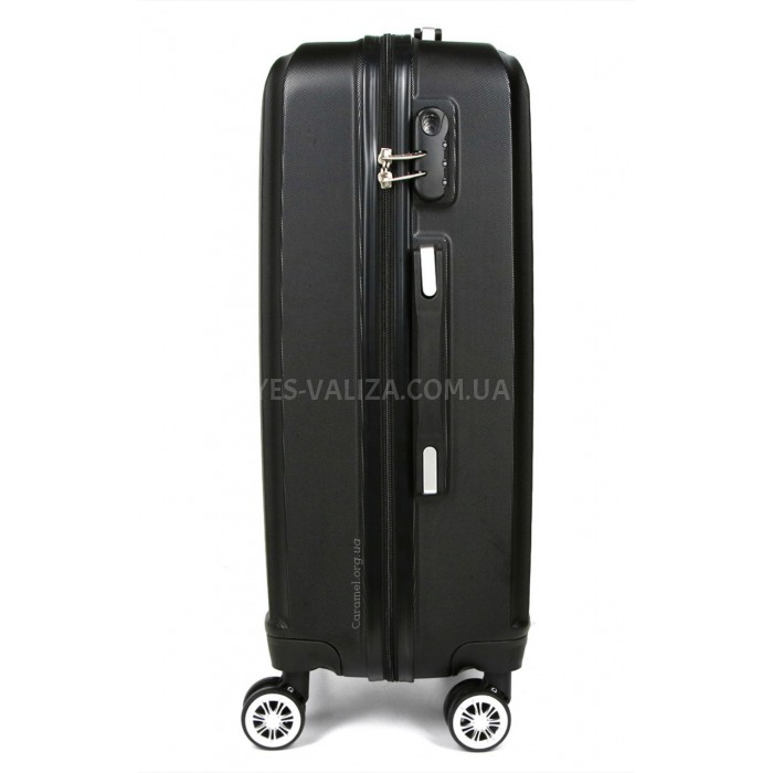 Валіза Франція середня M чорна 66х43х27см/65л/3.4кг/Worldline 625, фото 4