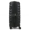 Чемодан средний M полипропилен чёрный 66х46х28+5/89л/3.8кг/Airtex 242, фото 19
