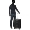 Чемодан средний M полипропилен чёрный 66х46х28+5/89л/3.8кг/Airtex 242, фото 24