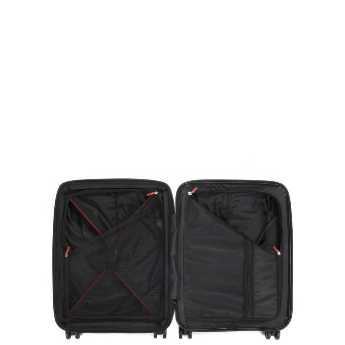 Чемодан малый S полипропилен чёрный 55х40х23+5см/52л/3.05кг/Airtex 242, фото 9