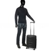 Чемодан малый S полипропилен чёрный 55х40х23+5см/52л/3.05кг/Airtex 242, фото 17