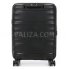 Чемодан малый S полипропилен чёрный 55х40х23+5см/52л/3.05кг/Airtex 242, фото 19