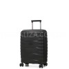 Чемодан малый S полипропилен чёрный 55х40х23+5см/52л/3.05кг/Airtex 242, фото 16
