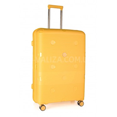 Валіза Airtex ручна поклажа S поліпропілен жовта 55х40х20см/38л/2.4кг