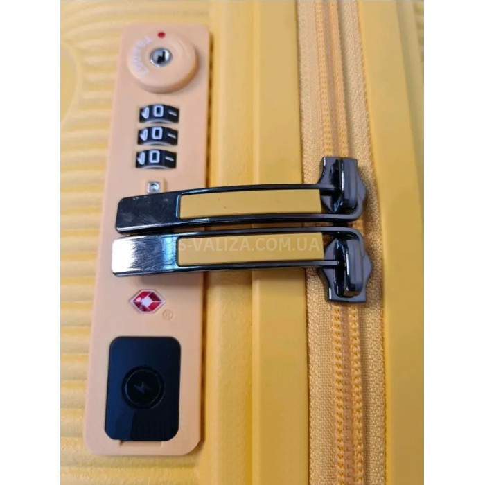 Чемодан Airtex большой L полипропилен жёлтый 77х52х31(+5)см/130л/4.6кг, фото 5