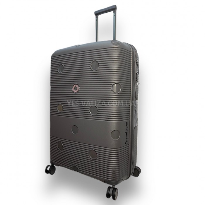 Чемодан Airtex большой L полипропилен серый 77х52х31(+5)см/130л/4.6кг, фото 2