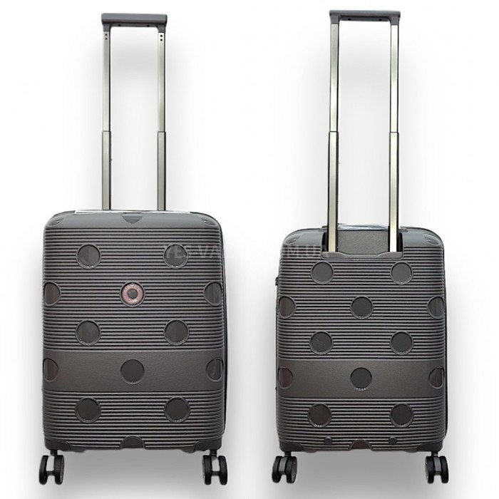 Чемодан Airtex ручная кладь S полипропилен серый 55х40х20см/38л/2.4кг, фото 3