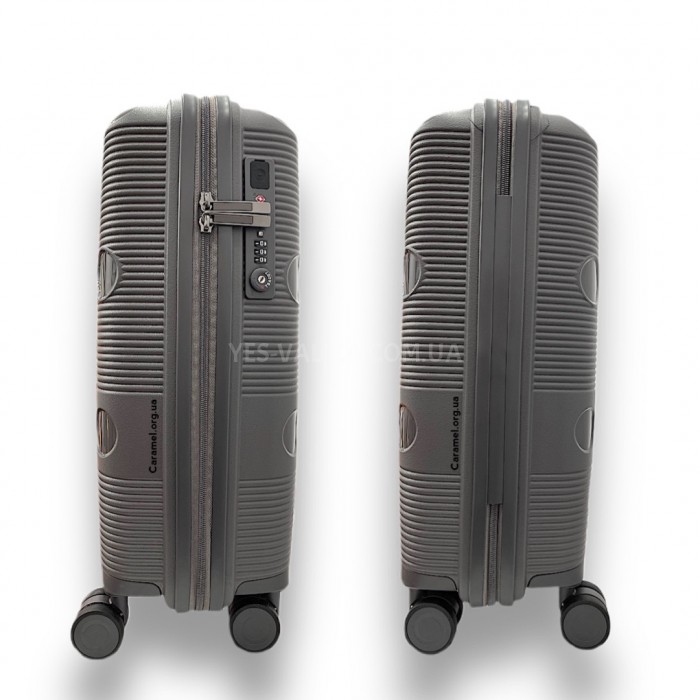 Чемодан Airtex ручная кладь S полипропилен серый 55х40х20см/38л/2.4кг, фото 4