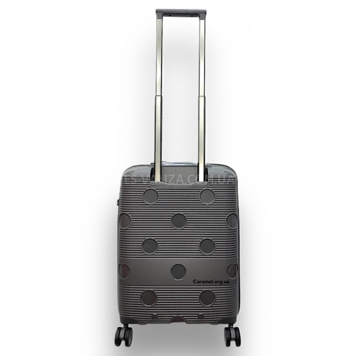 Валіза Airtex ручна поклажа S поліпропілен сіра 55х40х20см/38л/2.4кг, фото 2