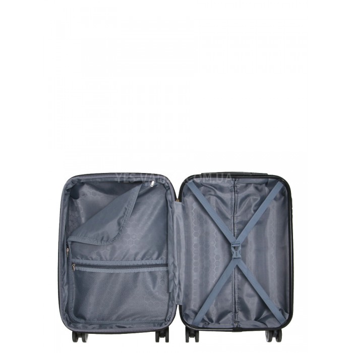 Валіза ручна поклажа S сіра 55х35х21(+5)см/38л/2.6кг/Worldline 623, фото 10