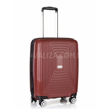 Чемодан малый S полипропилен красный 55х40х25+5см/52л/3.2кг/Airtex 241