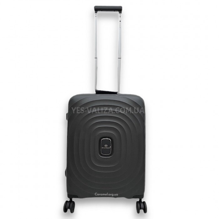 Валіза Snowbal ручна поклажа S поліпропілен чорна 54х37х20см/35л/2.3кг, фото 1