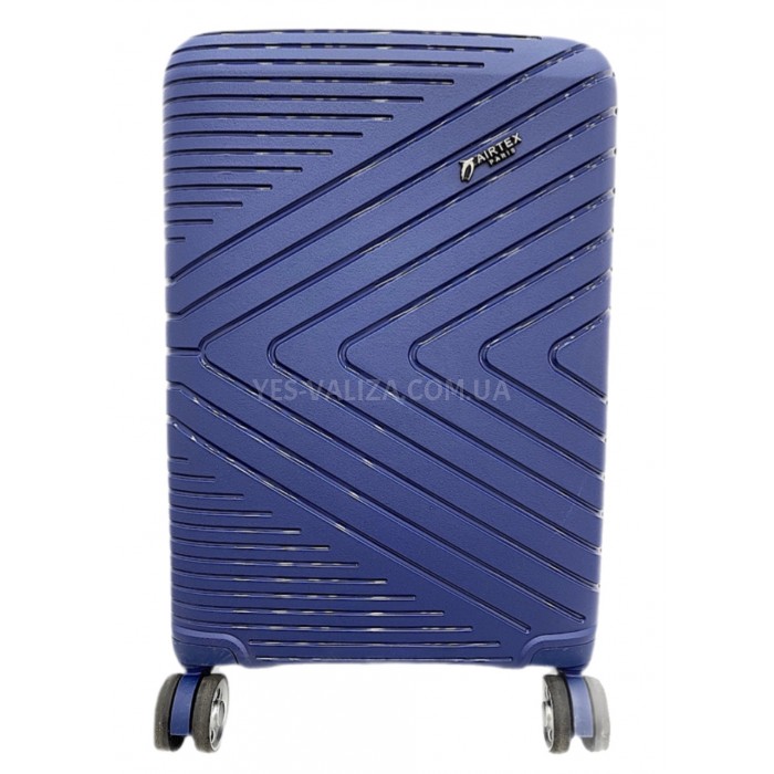 Валіза Airtex велика L поліпропілен синя 75х48х29см/94л/4.1кг, фото 1