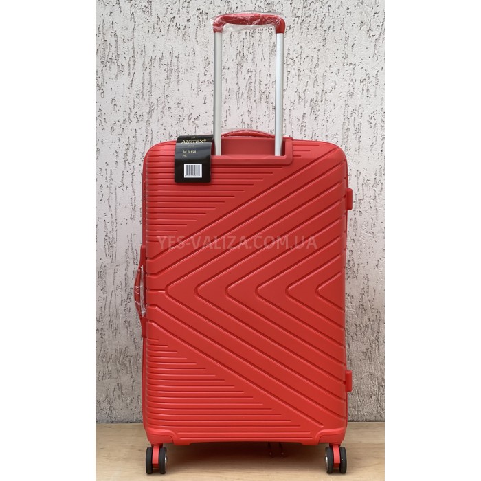 Чемодан Airtex большой L полипропилен красный 75х48х29см/94л/4.1кг, фото 5
