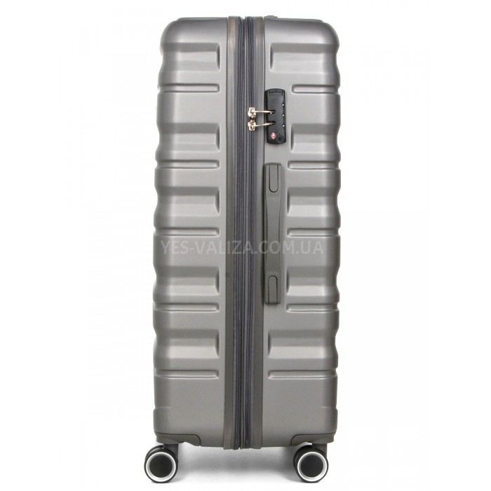 Валіза Франція велика L сіра 76х49х29(+5)см/110л/4.2кг/Worldline 628, фото 4