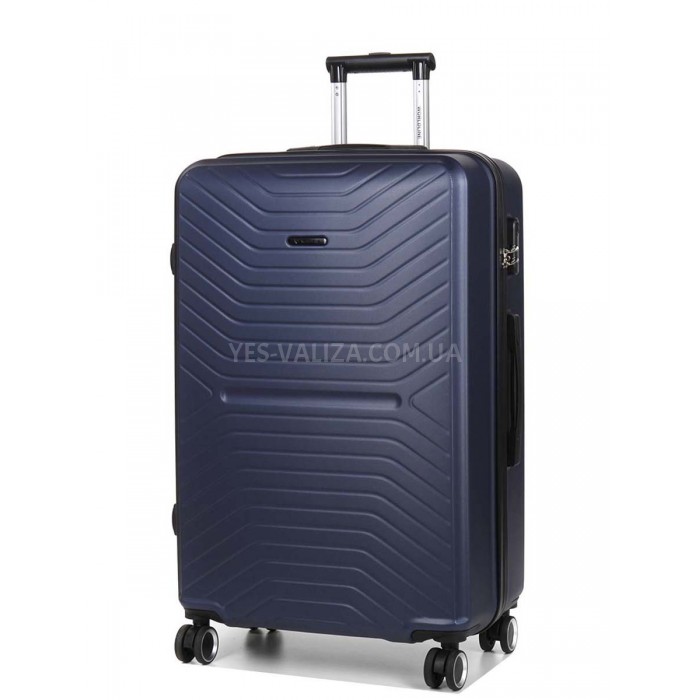 Валіза Франція велика L т.синя 76х49х29см/95л/4.0кг/Worldline 625, фото 2