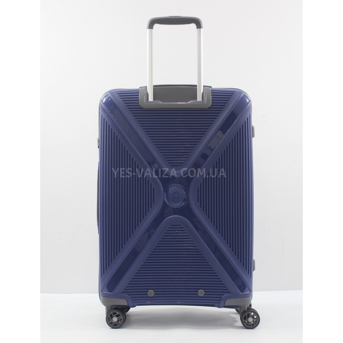 Чемодан Snowball средний M полипропилен синий 66х44х28см/72л/3кг, фото 3