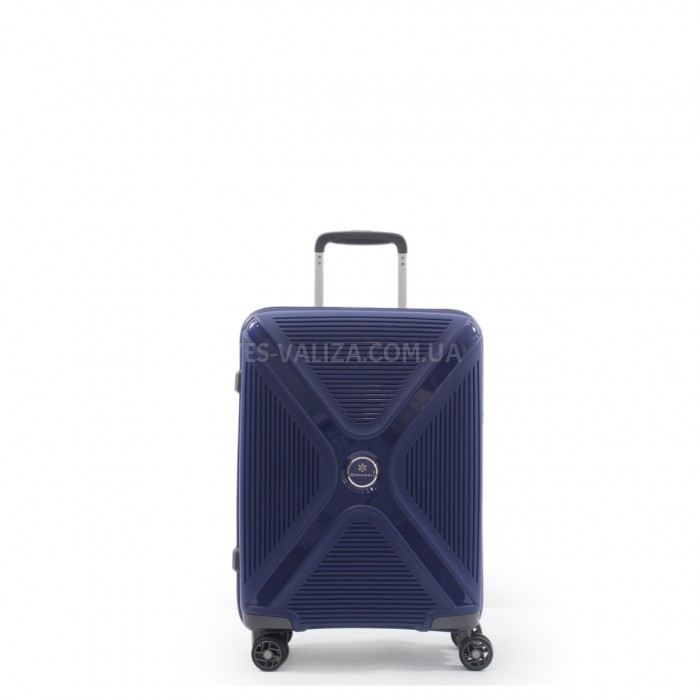 Валіза Snowball ручна поклажа S поліпропілен синя 55х36х20см/35л/2.2кг, фото 1