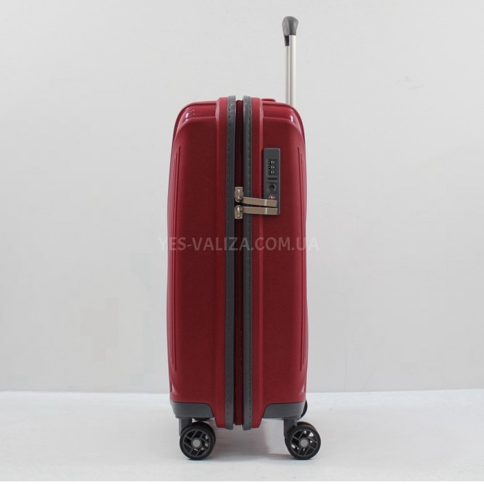 Валіза Snowball ручна поклажа поліпропілен червона55х36х20см/35л/2.2кг, фото 4