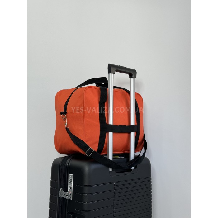 Сумка(ручная кладь) Польша оранжевая 40х30х20см/24л/0.5кг/Fly 0234, фото 8