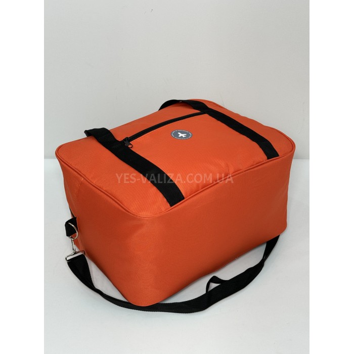 Сумка(ручная кладь) Польша оранжевая 40х30х20см/24л/0.5кг/Fly 0234, фото 5