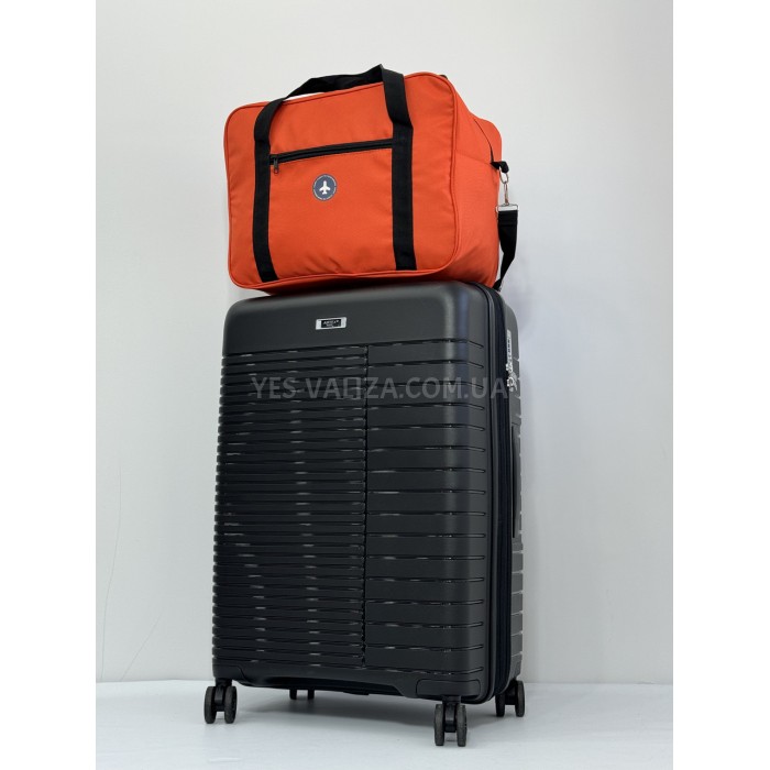 Сумка(ручная кладь) Польша оранжевая 40х30х20см/24л/0.5кг/Fly 0234, фото 7