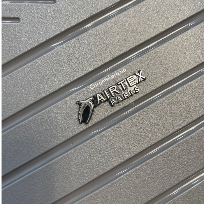 Валіза Airtex середня M поліпропілен сіра 65х44х27(+5)см/75л/3.2кг, фото 5