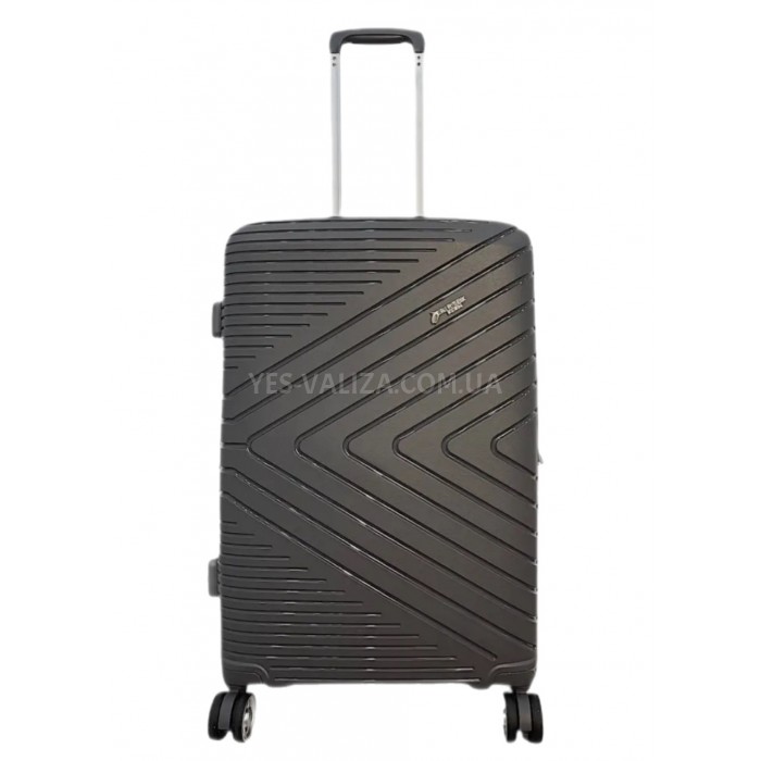 Чемодан Airtex средний M полипропилен серый 65х44х27(+5)см/75л/3.2кг