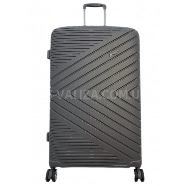 Валіза Airtex велика L поліпропілен сіра 75х48х29см/105л/4.1кг