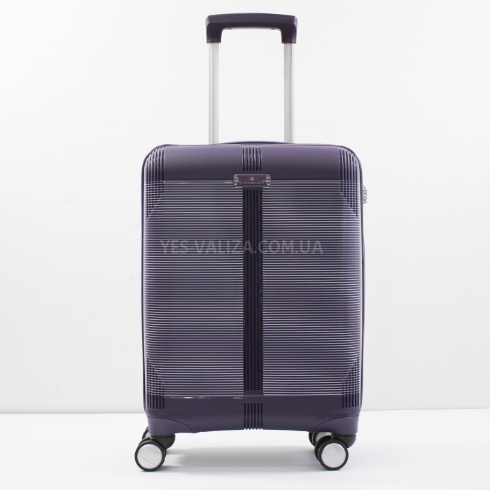 Чемодан ручная кладь S полипропилен фиолет 55х36х20/35л/2.6кг/Snowball, фото 2