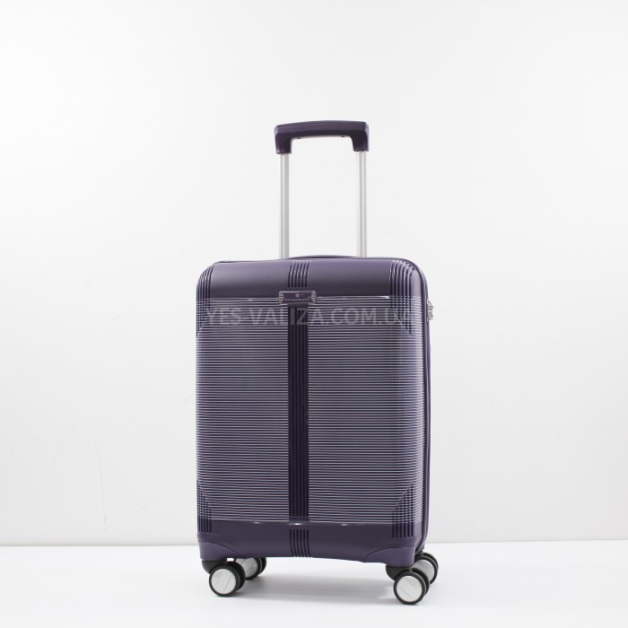 Валіза ручна поклажа S поліпропілен фіолет 55х36х20/35л/2.6кг/Snowball, фото 1