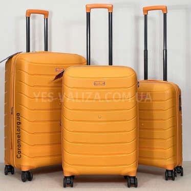 Чемодан Snowball средний M полипропилен оранж 67х45х26(+5)см/83л/4кг