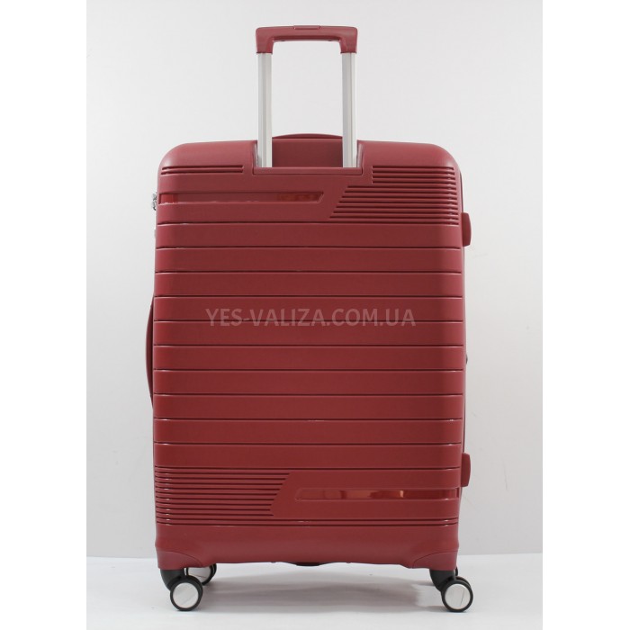 Валіза Snowball велика поліпропілен червона 77х51х31(+5)см/128л/4.1кг, фото 3