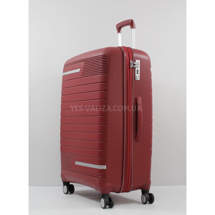 Чемодан Snowbal большой полипропилен красный 77х51х31(+5)см/128л/4.1кг, фото 2