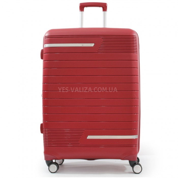 Чемодан Snowbal большой полипропилен красный 77х51х31(+5)см/128л/4.1кг, фото 1