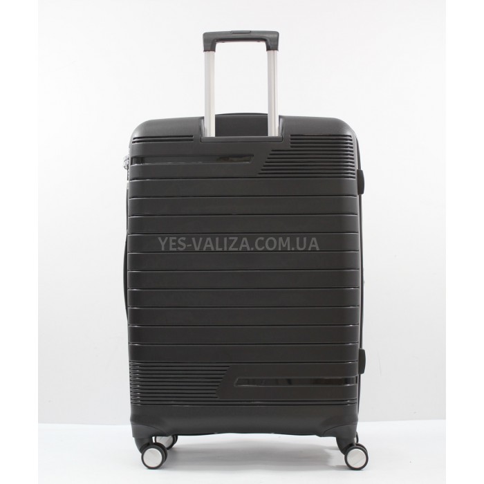 Валіза Snowball велика L поліпропілен чорна 77х51х31(+5)см/128л/4.1кг, фото 4