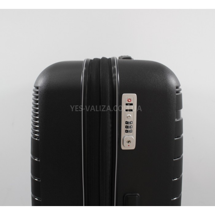 Валіза Snowball велика L поліпропілен чорна 77х51х31(+5)см/128л/4.1кг, фото 7