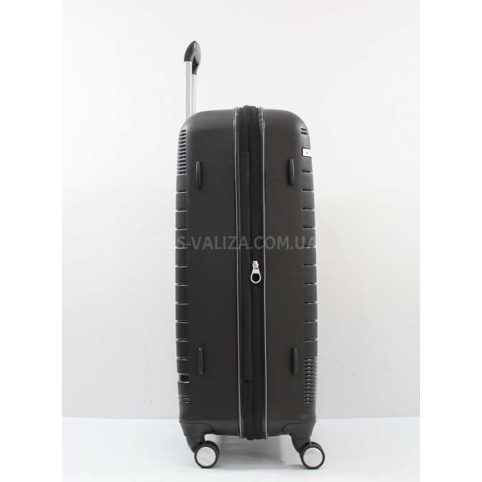 Чемодан Snowball большой полипропилен чёрный 77х51х31(+5)см/128л/4.1кг, фото 5