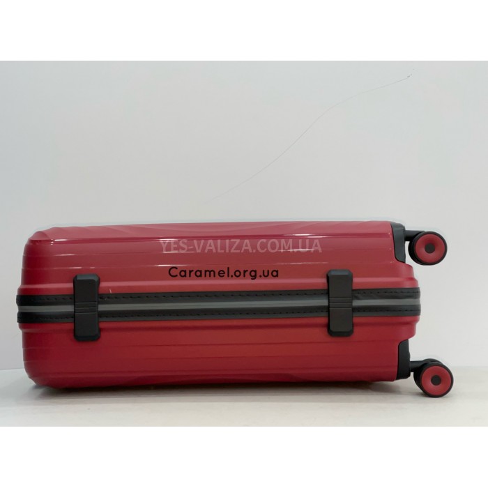 Чемодан ручная кладь S полипропилен красный 54х37х20/35л/2.3кг/Snowbal, фото 6