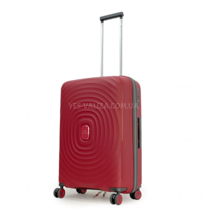 Валіза середня M поліпропілен червона 66х45х27/68л/2.9кг/Snowbal 05203, фото 1