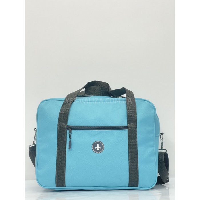 Сумка(ручна поклажа) Польща блакитна 40х30х20см/24л/0.5кг/Fly 0234, фото 3